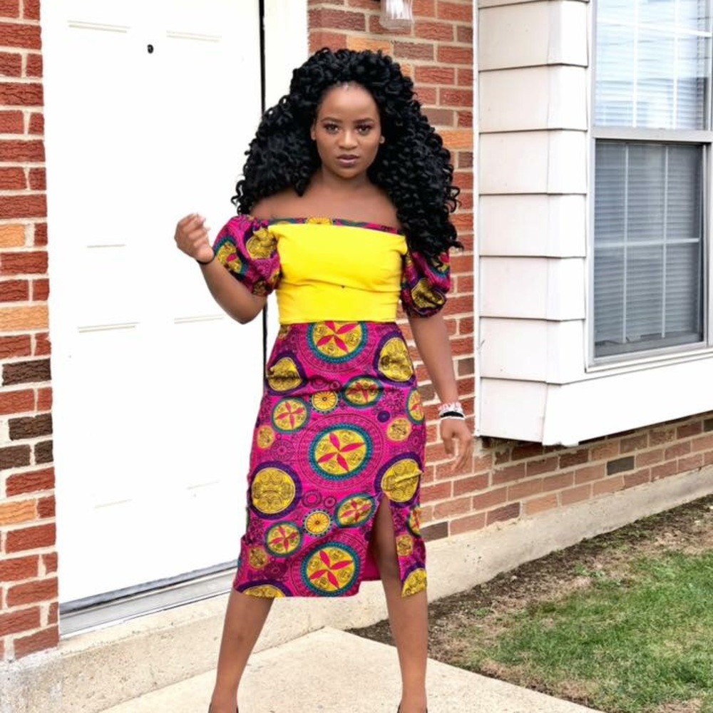 African ankara dress